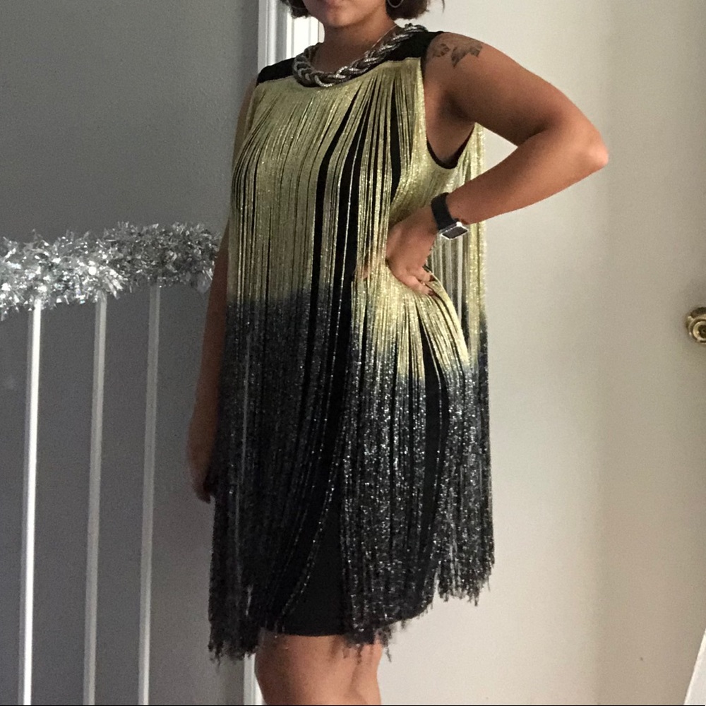 Shimmer Tassel dress